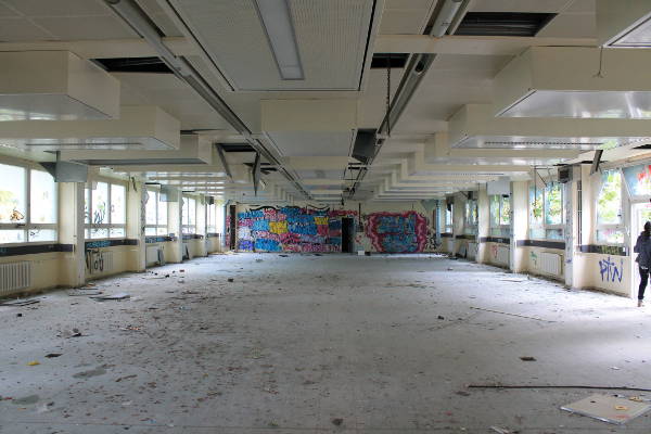 salle abandonnée